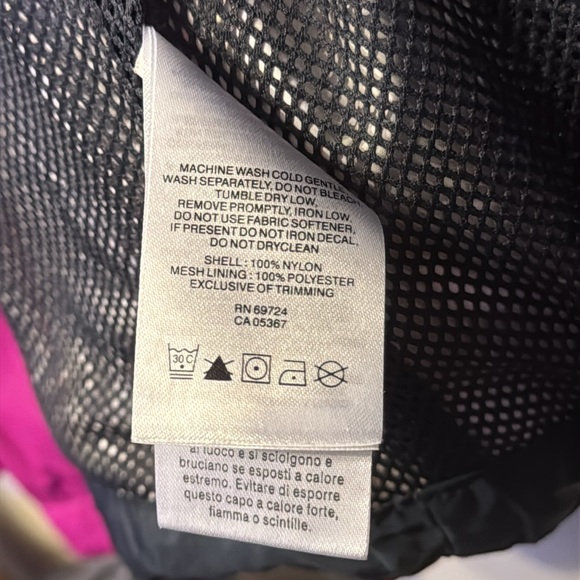 Columbia XS Omni-Tech waterproof rain jacket hot pink - Picture 4 of 7